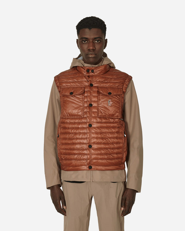 Moncler Grenoble Day-Namic Ollon Down Vest Brown