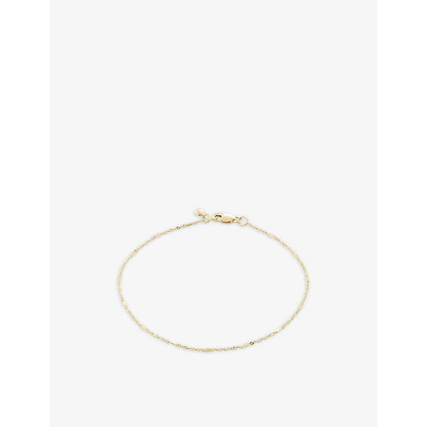 Monica Vinader Shimmer 14ct yellow gold-plated vermeil 925 sterling-silver bracelet