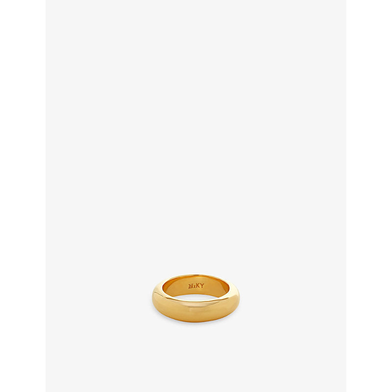 Womens Monica Vinader x Kate Young Stacking 18ct yellow-gold vermeil sterling-silver ring