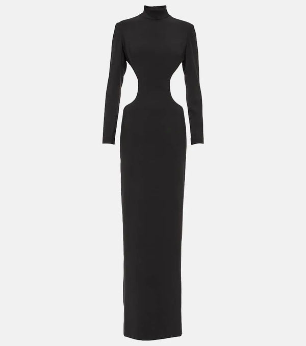 Mônot Cutout crêpe gown | LYBSTORE