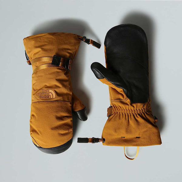 The North Face Montana Leather Waterproof Mittens Timber Tan-timber Tan Heather male