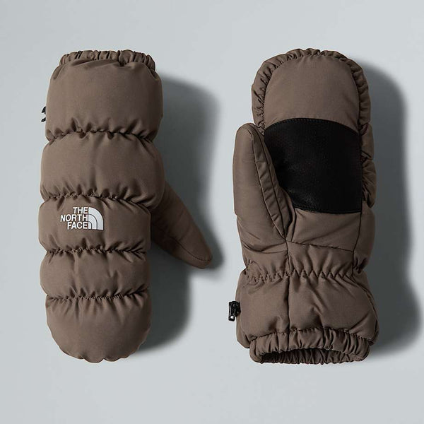 The North Face Montana Puffer Mittens Mocha Brown male