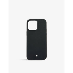 Mens Montblanc Meisterstück silicone iPhone 14 pro max case