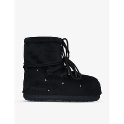 Moon Boot Mars lace-up velvet ankle boots | Moon Boot