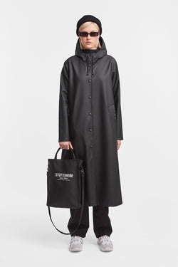 Mosebacke Long Raincoat Black