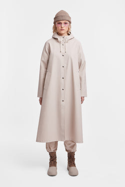 Mosebacke Long Raincoat Light Sand