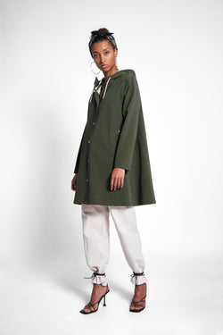 Mosebacke Matte Raincoat Green