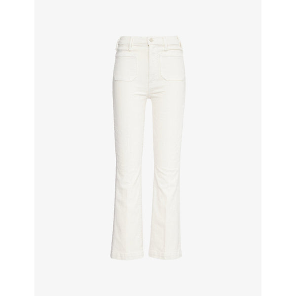 Womens Mother Hustler Flood straight-leg mid-rise jeans