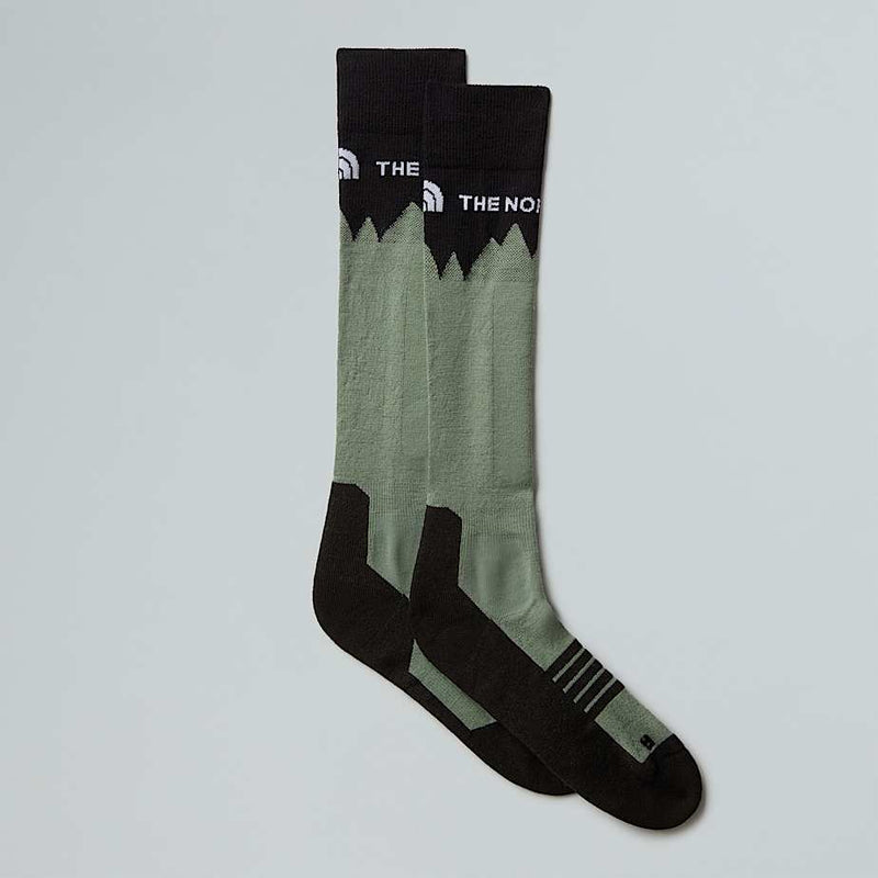 The North Face Mountain Resort Ski Socks Slate Moss-tnf Black male