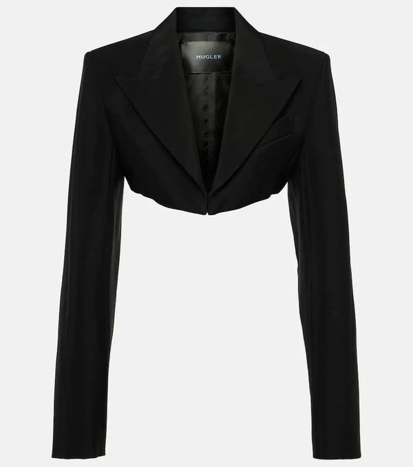 Mugler Cropped blazer | LYBSTORE