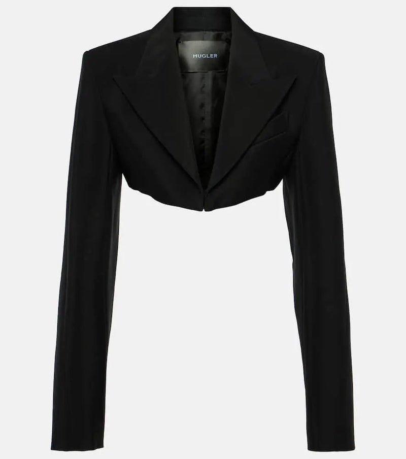 Mugler Cropped blazer