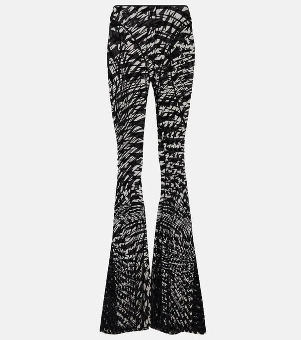 Mugler High-rise wide-leg pants | LYBSTORE