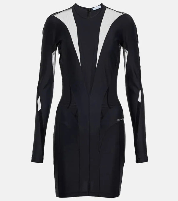 Mugler Paneled minidress | LYBSTORE