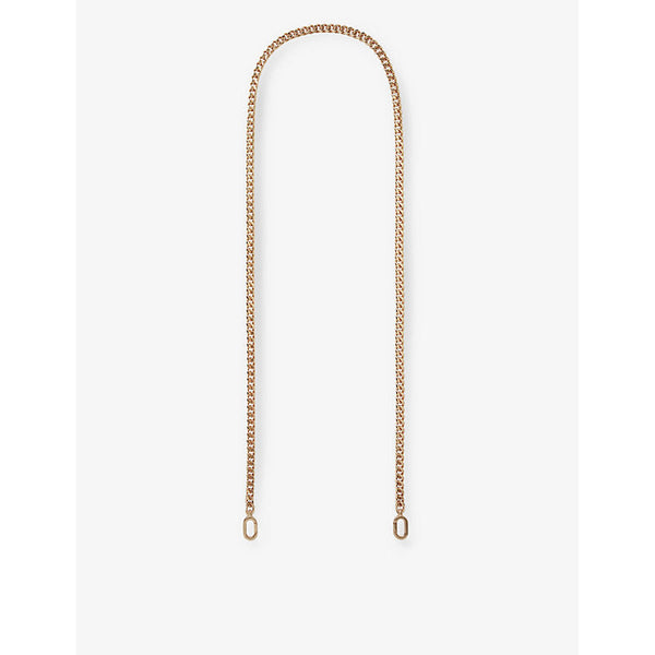 Womens Mulberry Flat brass chain strap