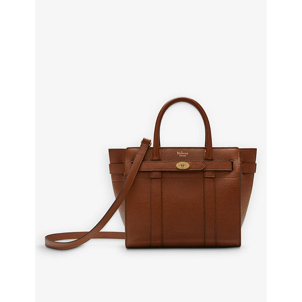 Mulberry Zipped Bayswater mini leather cross-body bag | LYBSTORE