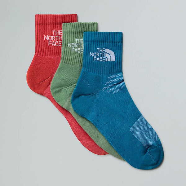 The North Face Multi Sport Cushion 1/4 Socks Dusk Blue-slate Moss-mars Dust male