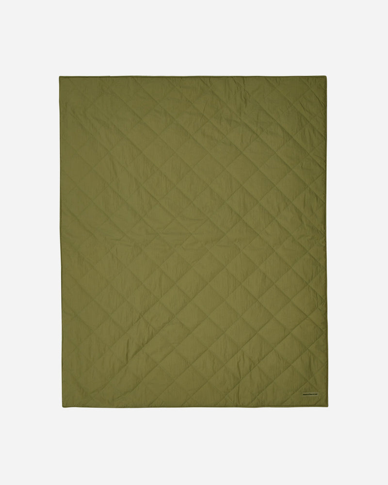 Museum of Peace & Quiet Nylon Reversible Throw Blanket Olive