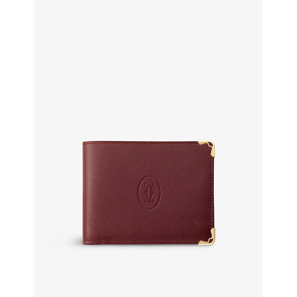 Must de Cartier six-credit card calfskin wallet