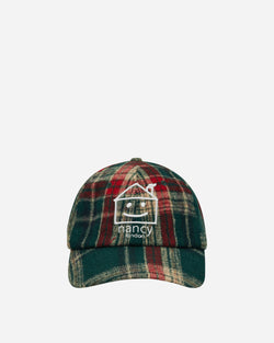 Nancy Plaid House 6-Panel Cap Green