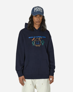 Nancy Never Go Outside Again Hoodie Navy