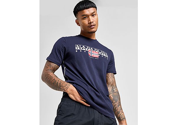 Napapijri Aylmer Logo T-Shirt Navy