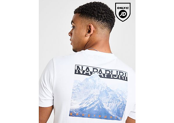 Napapijri Photo Back Print T-Shirt White