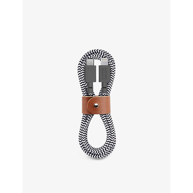 Native union belt cable KV C lightning zebra 1.2m | LYBSTORE