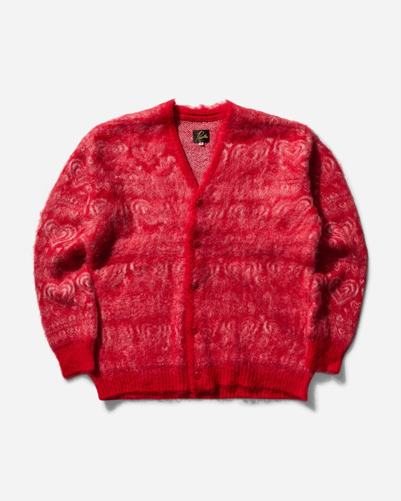 Needles Men s Heart Mohair Cardigan Red