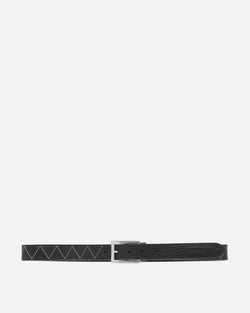 Neighborhood Leather Wide Belt Black