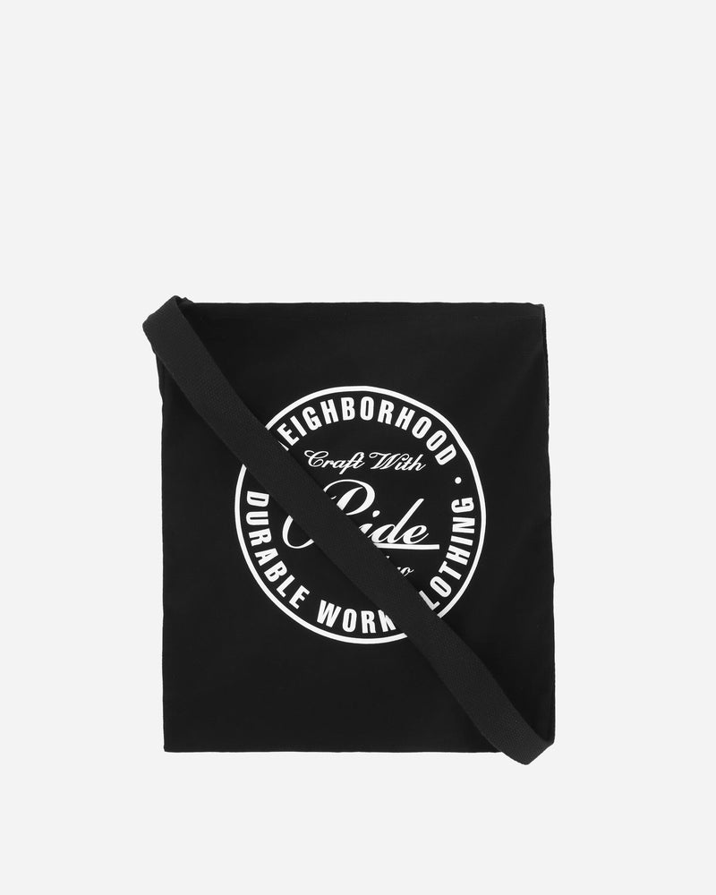 Neighborhood Logo Shoulder Bag Black