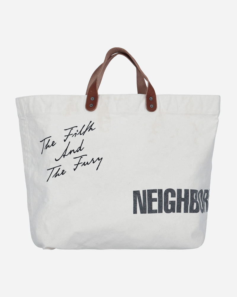 Neighborhood Washed Canvas Tote Bag Natural