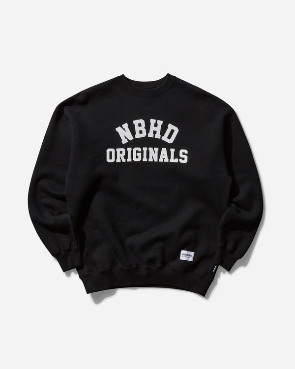 Neighborhood Men s Basic Crewneck Sweatshirt Black