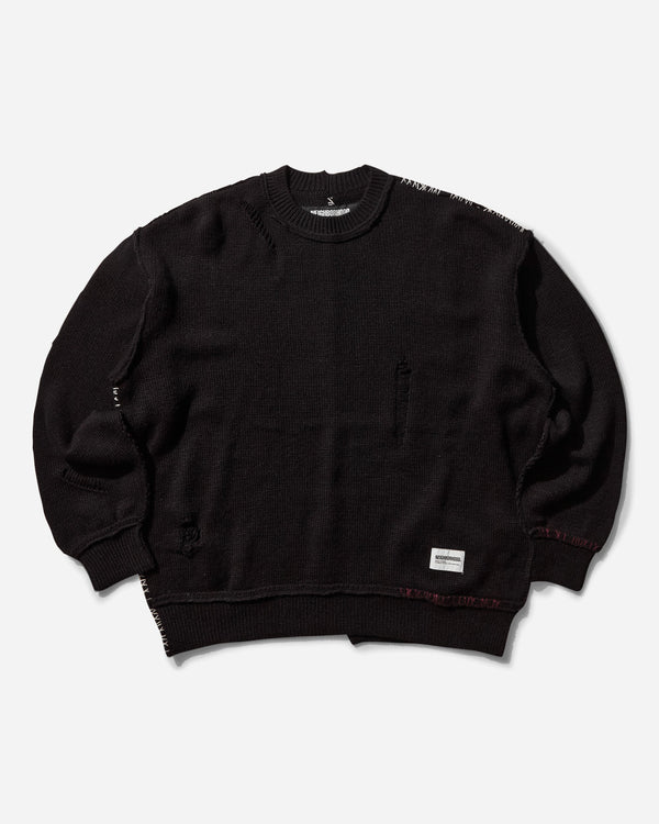 Neighborhood Men s Savage Crewneck Sweater Black