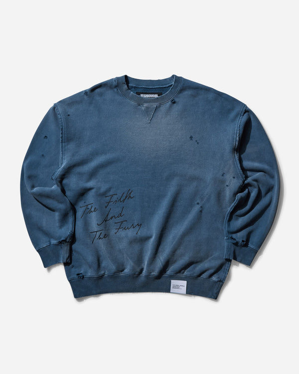 Neighborhood Savage Crewneck Sweatshirt Navy