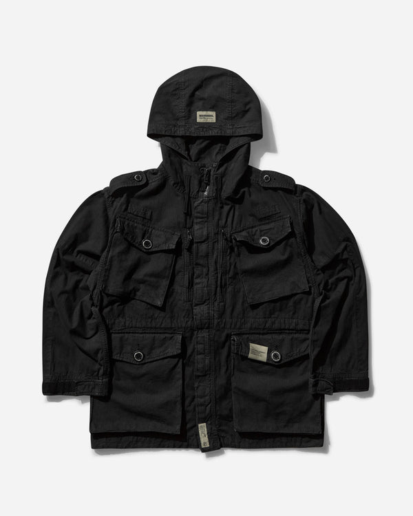 Neighborhood Men s Ripstop Smock Jacket Black