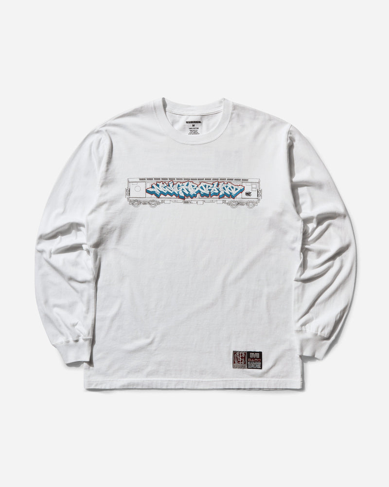 Neighborhood Men s Subware LS-2 Longsleeve T-Shirt White