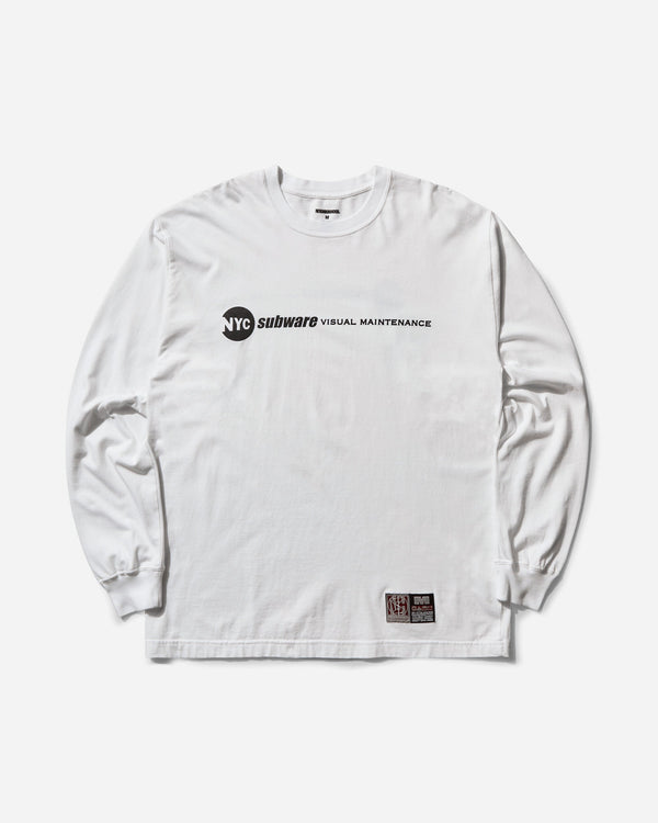 Neighborhood Men s Subware LS-3 Longsleeve T-Shirt White