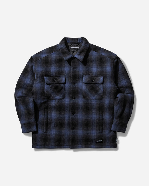 Neighborhood Men s CPO Longsleeve Shirt Blue