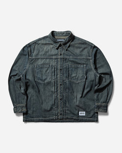 Neighborhood Men s Washed Denim Shirt Inidigo