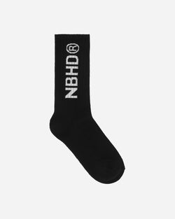 Neighborhood Logo Socks Black