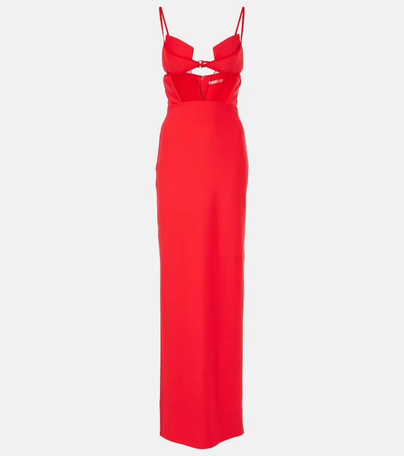 Nensi Dojaka Crêpe maxi dress | LYBSTORE