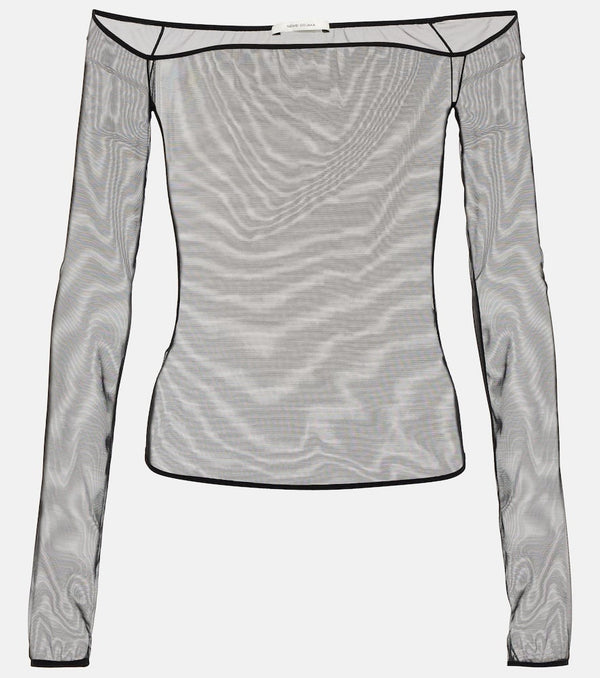 Nensi Dojaka Sheer long sleeve top