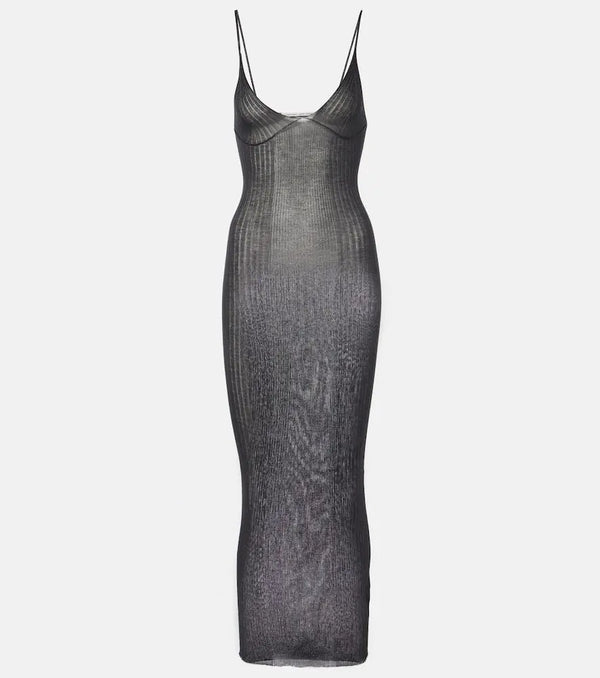 Nensi Dojaka x Calvin Klein sheer midi dress | LYBSTORE