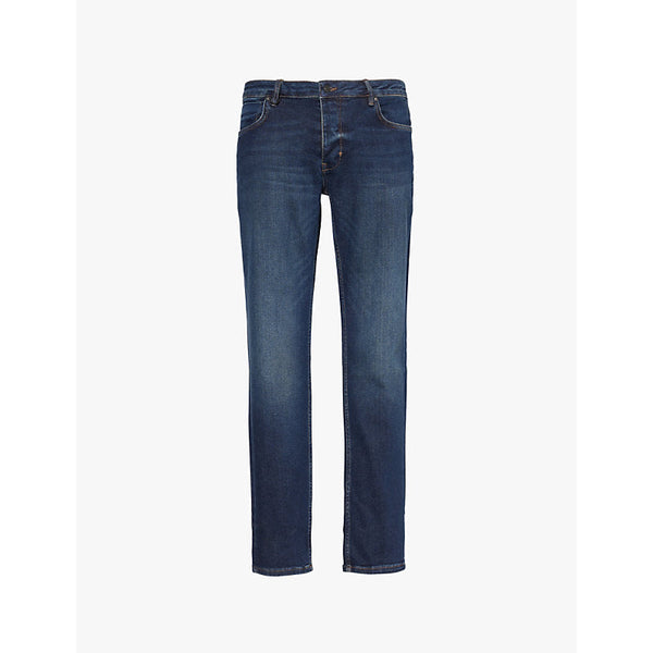  Neuw Lou Slim Sunday brand-patch straight-leg slim-fit stretch-denim blend jeans