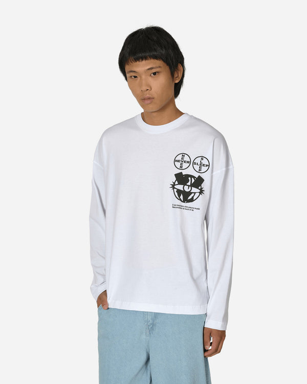 Never Sleep Anima Libera Longsleeve T-Shirt White