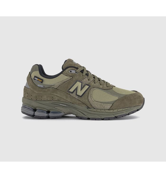 New Balance 2002 Trainers Army Green Suede