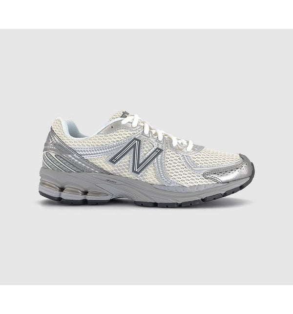 New Balance 860V2 Trainers White Silver