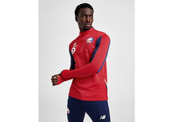 New Balance LOSC Lille 1 4 Zip Training Top Red