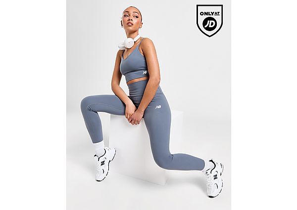 New Balance Logo Tights Navy