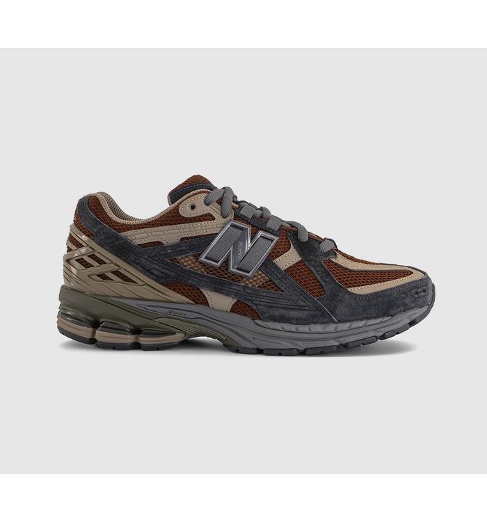 New Balance Mens 1906 Trainers Brown Navy Mixed Material